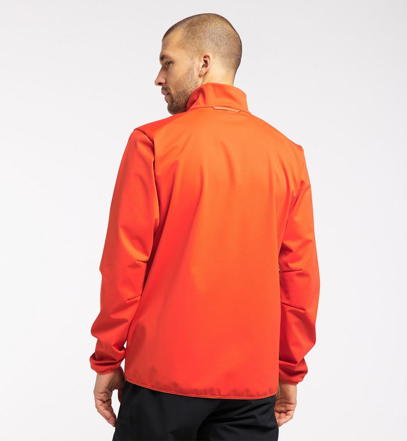Haglöfs Mens Multi Flex Softshell Jacket Red New Zealand 78514SKNH